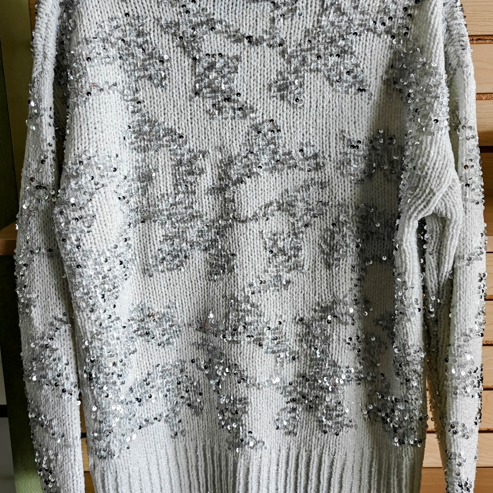 Sequin Embellished Sweater
